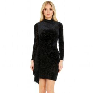 Dress The‎ Population FAWN Velvet Burnout Mini Dress Size M/L New $258